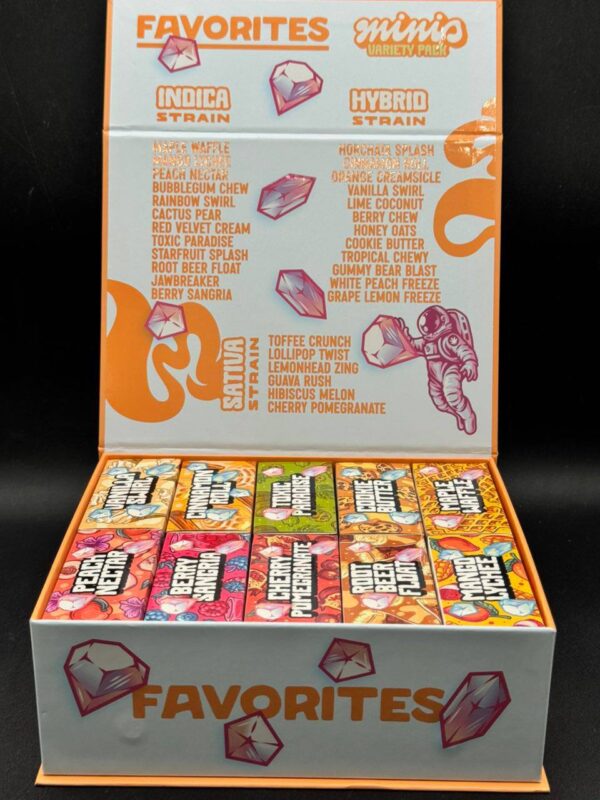 favorite 2g minis disposable orange box edition